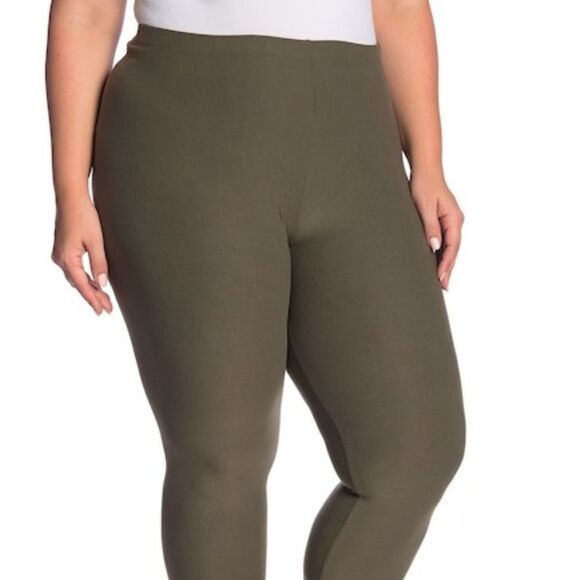 Planet Gold Plus Pants - Derek Heart Brushed Jersey Leggings